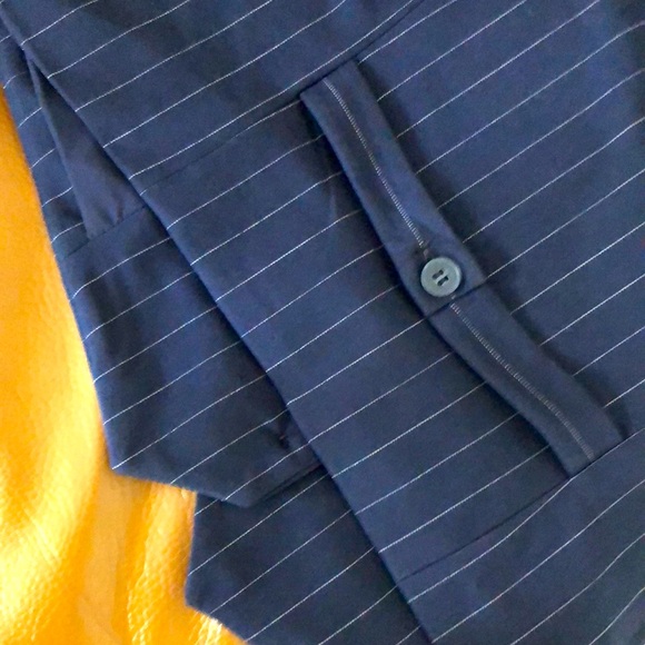 NWOT - Maison D’Amelie Paris (L) Dressy Striped Suit vest button down - Picture 6 of 11